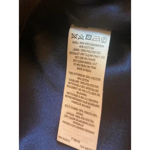 French Connection Midnight Moscow Dress with Metallic Lace Embroidery - … - Picture 6 of 6